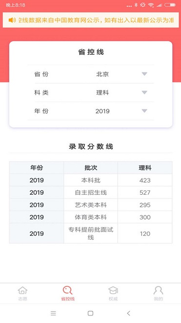 完美高考志愿app
