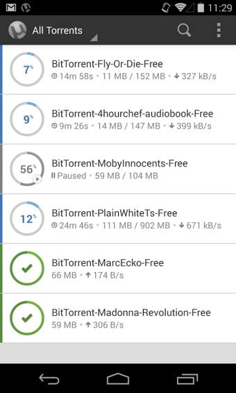 uTorrent app