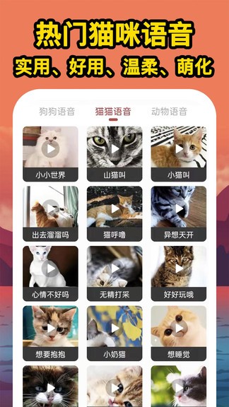 人人猫狗翻译交流器app
