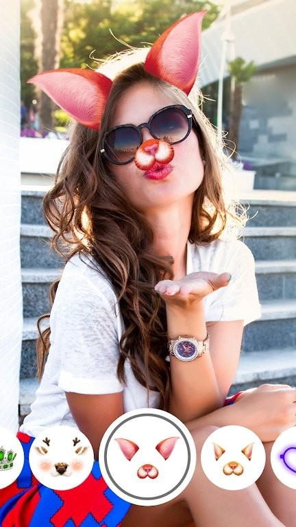 面对现场相机（Face Camera）app