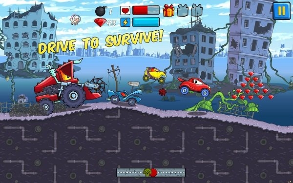 汽车追逐战3下载无广告无限金币版