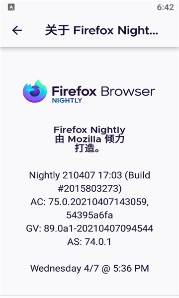 firefox nightly手机国际版