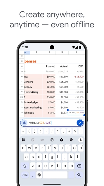 Google 表格apk下载