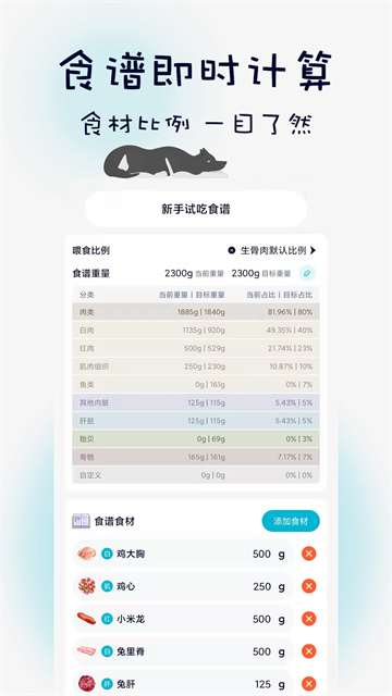 嗷呜猫狗食谱app官网版